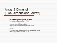 Array 2 Dimensi (Two Dimensional Array) - cs.unsyiah.ac.id.