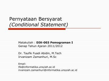 Break - cs.unsyiah.ac.id.