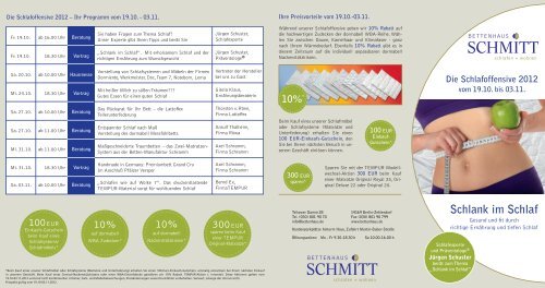 Schlafoffensive 2012