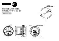 FAGOR HANDWHEEL MODEL: UFO-01-2Z1-25