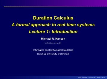 Duration Calculus