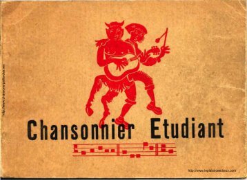 Chansonnier étudiant - chansons paillardes