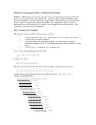 Frame Check Sequence (FCS) Calculation Explained