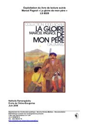 Exploitation du livre de lecture suivie Marcel Pagnol - Petit-Bazar