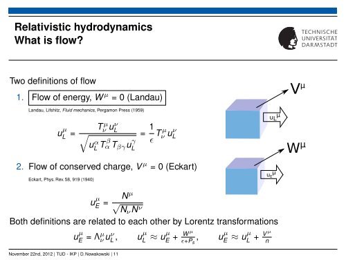 Introduction to Relativistic Hydrodynamics