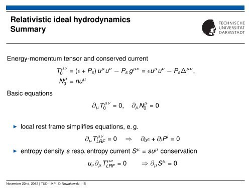 Introduction to Relativistic Hydrodynamics