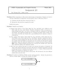 Assignment #1 - Stanford Crypto Group