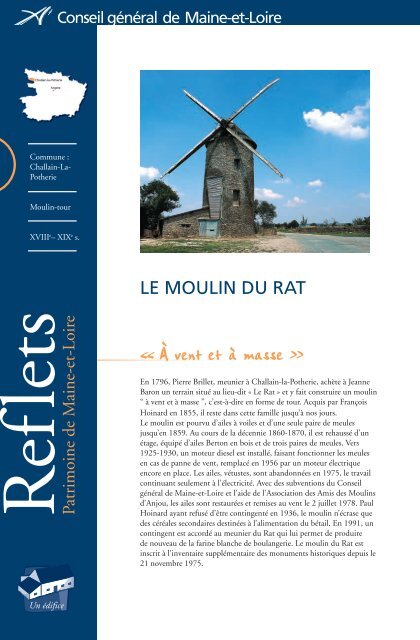 LE MOULIN DU RAT - Conseil général de Maine-et-Loire