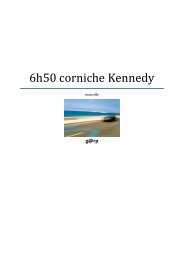 6h50 corniche Kennedy - My Major Company