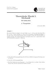 Theoretische Physik I: Mechanik