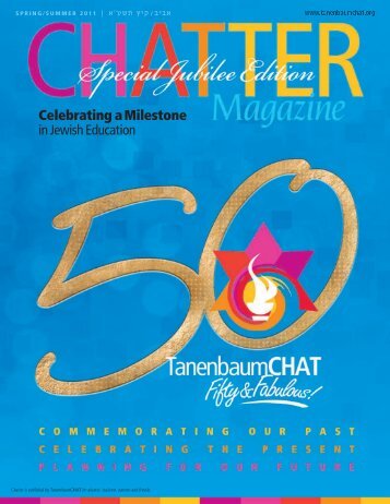 CHATTER Spring/Summer 2011 - TanenbaumCHAT