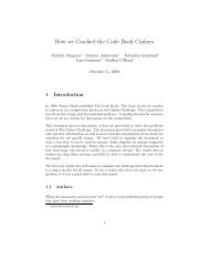 How we Cracked the Code Book Ciphers