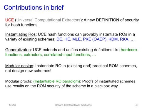 slides - Stanford Crypto Group