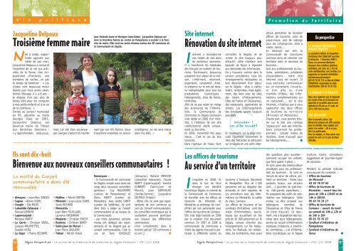 Télécharger journal numero 9.pdf - Communauté de communes du ...