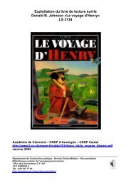 Le voyage d'Henry - Petit-Bazar