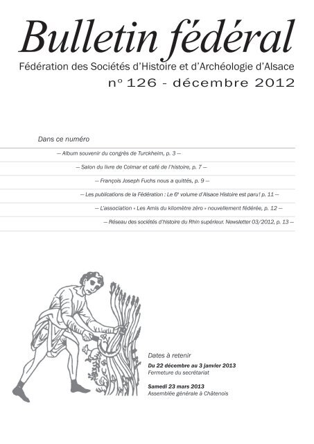 Télécharger Bulletin fédéral n°126 en PDF - Fédération des ...