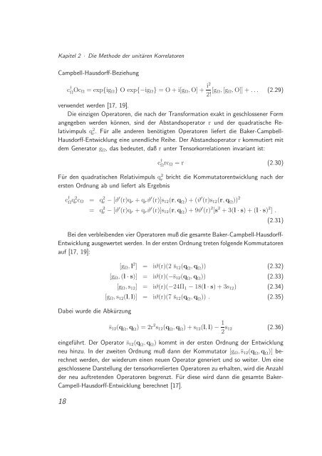 Kernstruktur mit effektiven Dreiteilchenpotentialen - Technische ...