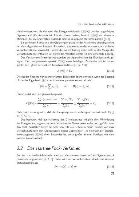 Kernstruktur mit effektiven Dreiteilchenpotentialen - Technische ...