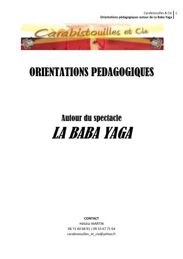 DOSSIER PEDAGOGIQUEx - La Crea