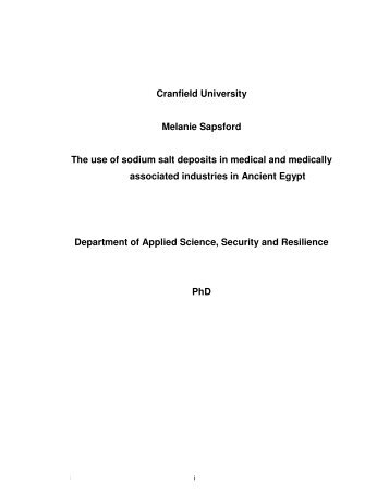 Melanie Sapsford PhD Thesis.pdf - Cranfield University