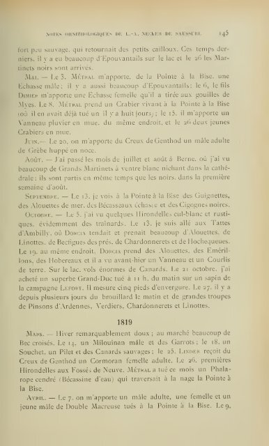 En voici des archives - Société Zoologique de Genève