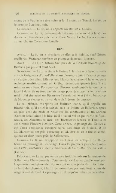 En voici des archives - Société Zoologique de Genève