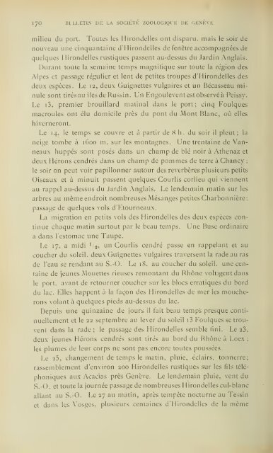 En voici des archives - Société Zoologique de Genève