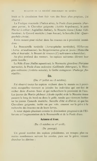 En voici des archives - Société Zoologique de Genève