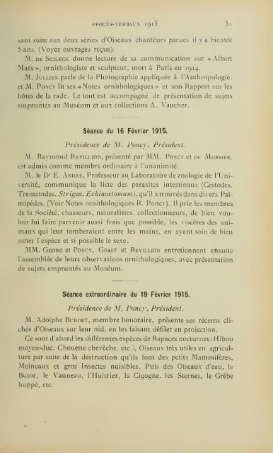 En voici des archives - Société Zoologique de Genève