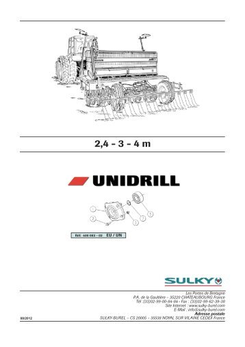 unidrill - Sulky Burel