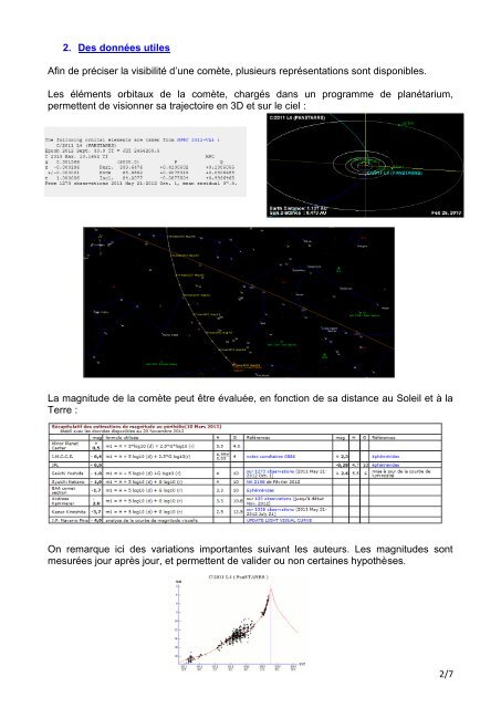 Photographier les comètes - AstroSurf