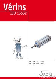 Socafluid - Vérins Pneumatique ISO 15552 Ø32 à 125 mm Sopra