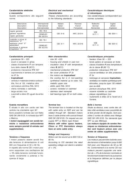 catalogo motori elettrici antidefl. - it fr gb - PakMarkas
