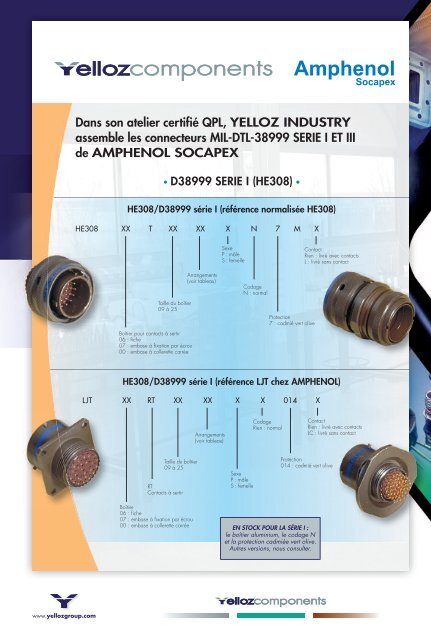 Assembleur Amphenol Socapex - Yelloz Components