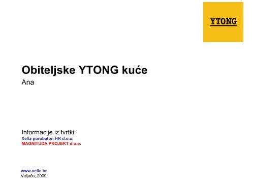 OBITELJSKE YTONG KU?E