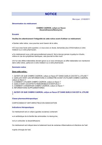 Télécharger la Notice - Laboratoires Thea