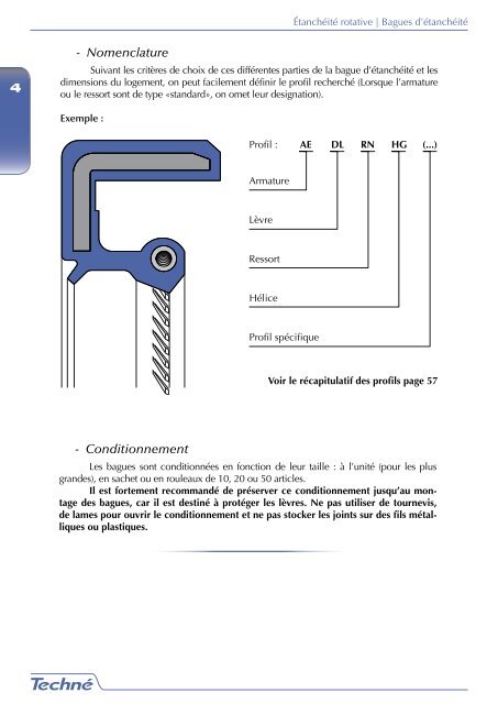 Etanchéité rotative - Techné