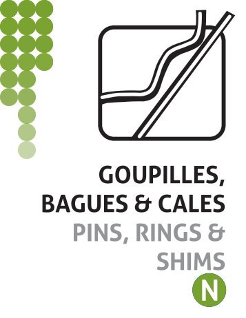 GOUPILLES, BAGUES & CALES PINS, RINGS ... - PR Distribution