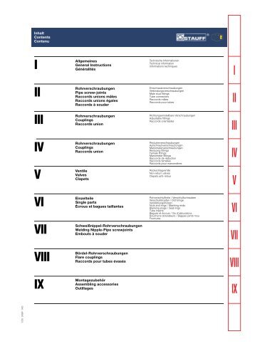 I II III IV V VI VII VIII IX I II III IV V VI VII VIII IX - STAUFF