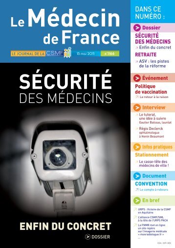 Médecin de France n°1166 - CSMF