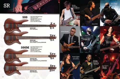 Ibanez Bass Artist Roster