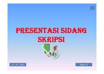 PRESENTASI SIDANG SKRIPSI - Repository Universitas Gunadarma