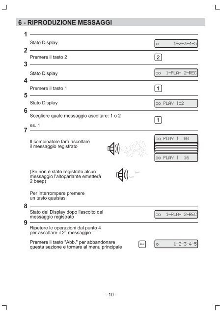 ct10 combina t ore telefonico - CIA Trading Srl