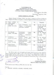 GOVERNMENT OF INDIA DIRECTORATE GENERAL OF ... - CPWD