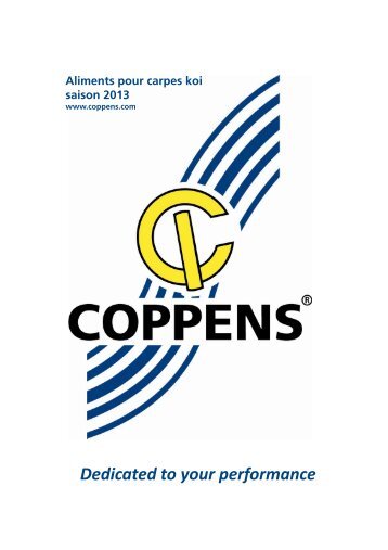 Aliments pour carpes-koi - Coppens International