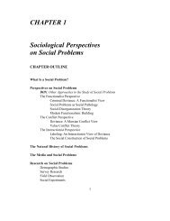 CHAPTER 1 Sociological Perspectives on Social Problems