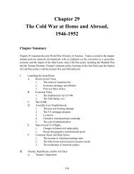 Chapter 29 The Cold War at Home and Abroad, 1946-1952