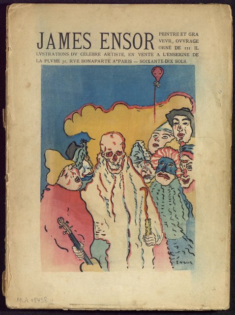 James Ensor Archives Et Musée De La Littérature