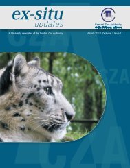 Ex-Situ updates (March 2012) - Ministry of Environment and Forests