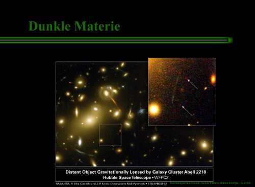 Kosmologisches Dreieck, dunkle Materie, dunkle Energie